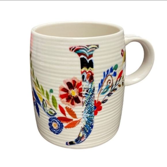 Anthropologie Starla M. Halfmann monogram … - Picture 1 of 7